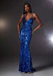 Mori Lee 49316 Lace-Up Embellished Dress