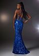 Mori Lee 49316 Lace-Up Embellished Dress