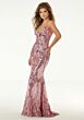 Mori Lee 49316 Lace-Up Embellished Dress