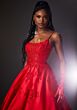 Mori Lee 49320 Scoop Neckline Embroidered Dress