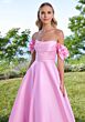 Mori Lee 49322 Pleated Bodice Off The Shoulder Dress