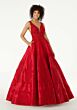 Mori Lee 49327 Plunging V-Neck with Pocket Dress