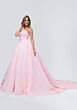 Mori Lee 49332 Peak-A-Boo Neckline Strapless Dress