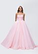 Mori Lee 49332 Peak-A-Boo Neckline Strapless Dress
