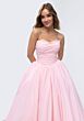 Mori Lee 49332 Peak-A-Boo Neckline Strapless Dress