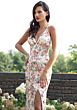 Primavera Couture 3073 High Slit Cross Back Dress