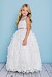 Rosebud 5133 Illusion Neckline Flower Girl Dress