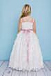 Rosebud 5133 Illusion Neckline Flower Girl Dress