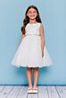 Rosebud 5135 Knee-Length Flower Girl Dress