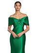 Alexander by Daymor 2053 Off-The-Shoulder Back Button Dress