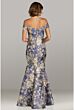 Feriani Couture 18410 Off The Shoulder Faux Wrap Dress