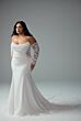 Sophia Tolli Y3180 Lucie Scoop Neckline and Off the shoulder Wedding Dress