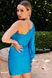 Jessica Angel 2354 One Sleeve Ruched Dress