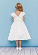 Rosebud Fashions 5142 Full Skirt V-Back Flower Girl Dress