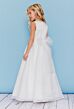 Rosebud Fashions 5105 Beaded Neckline Dress