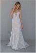 Locket 16158 Claire Removable Sleeves Fit and Flare Wedding Dress