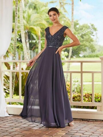 Christina Wu 40173 Cap Sleeve Dress