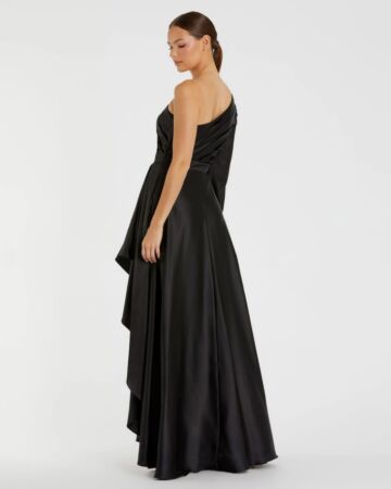 Mac Duggal 49141 Single Sleeve High Low Dress