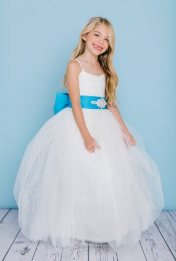 Rosebud 5130 Pickup Skirt Flower Girl Dress