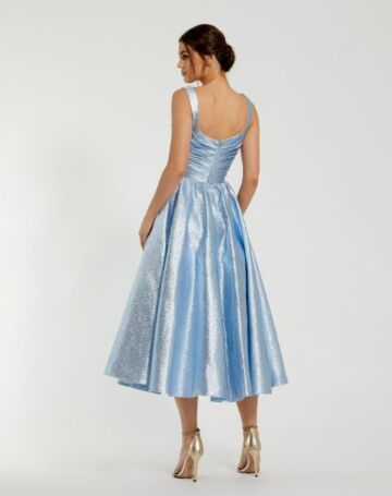Mac Duggal 68350 Square Neck Taffeta A-Line Dress
