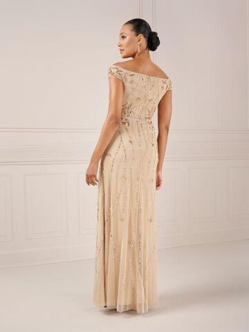 Christina Wu 40559 Off The Shoulder Embellished Dress