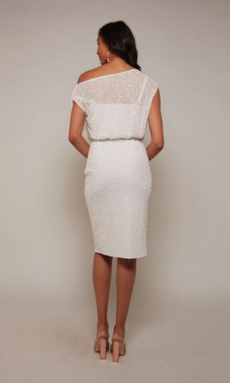 Alyce Paris 70046 Embellished Off The Shoulder Bridal Dress