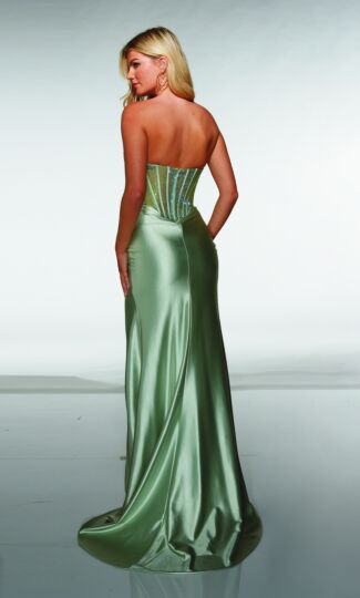 Alyce Paris 62177 Basque Waist Sweetheart Neck Dress