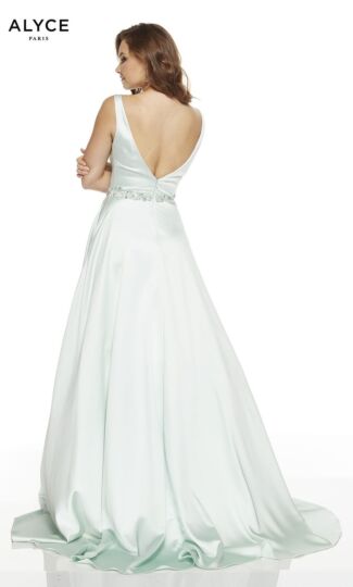 Alyce Paris 1422 Luminous Satin Prom Gown