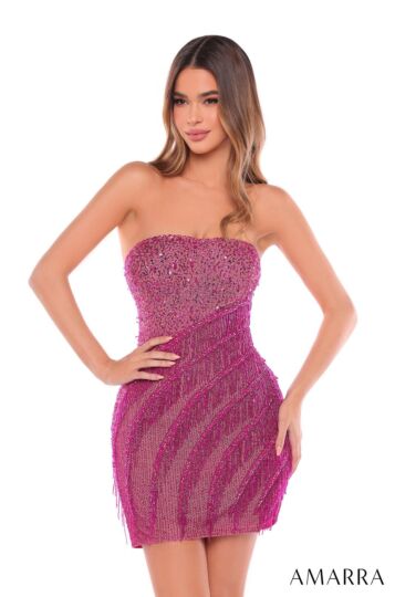 Dark Nude/Bright Fuchsia