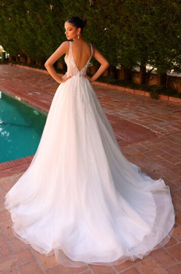 Amarra 88205 Daisy V-Back Illusion Corset Bridal Gown