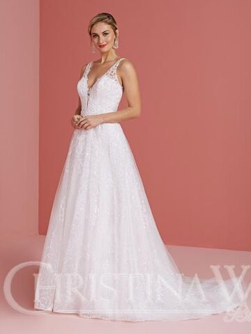 Christina Wu 15761 Illusion Back Wedding Gown