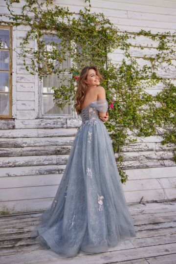 Colette CL5169 Off The Shoulder Embroidered Dress