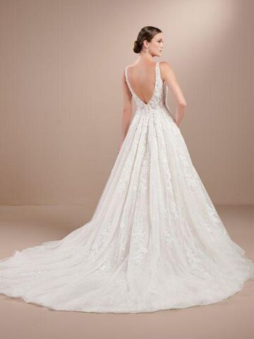 Christina Wu 15866 Scoop Back Illusion Sides Wedding Dress