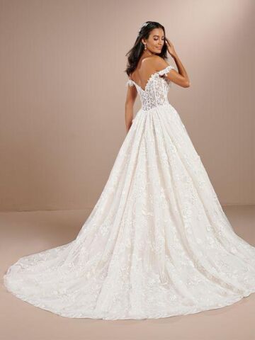 Christina Wu 15871 Off-The-Shoulder A-Line Bridal Dress
