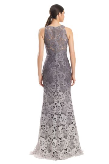 Alexander by Daymor 1975 Beaded Lace Jewel Neck Dress