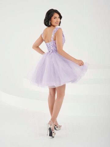 House of Wu 52452 Embroidered Top Tulle Skirt Dress