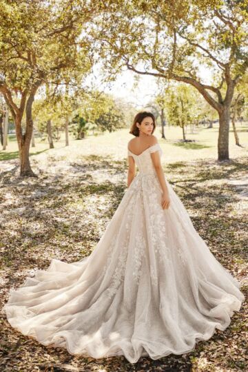Martin Thornburg MTL9105 Teodora Off The Shoulder Sequin Wedding Dress