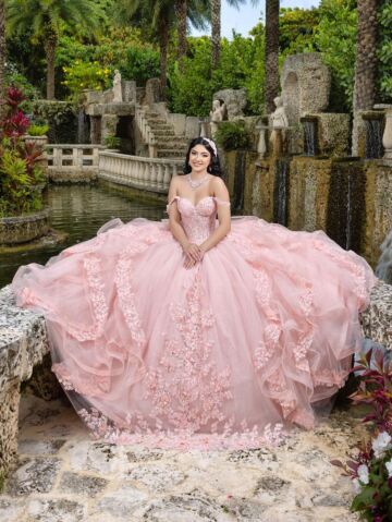 House of Wu 26112 Flounce Skirt Sweetheart Neck Sweet 16 Gown