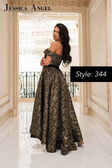Jessica Angel 344 Off The Shoulder High Low Dress