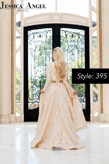 Jessica Angel 395 Long Sleeves High Low Dress
