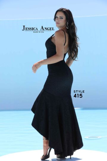 Jessica Angel 415 Floral Lace High Low Dress