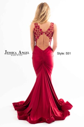Jessica Angel 551 Butterfly Bodice Cutout Back Dress
