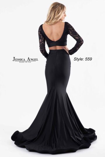 Jessica Angel 559 Lace Top Two Piece Dress