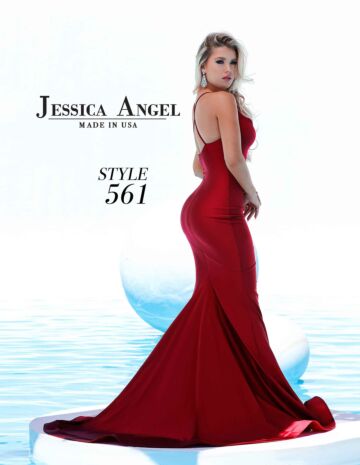 Jessica Angel 561 Cross Back Cowl Neck Dress