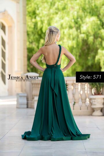 Jessica Angel 571 High Slit Convertible Dress
