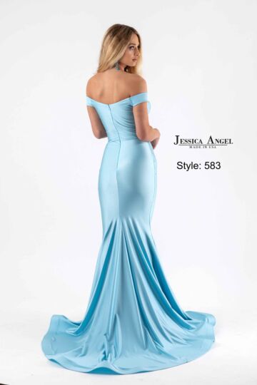 Jessica Angel 583 Off The Shoulder Fitted Dress