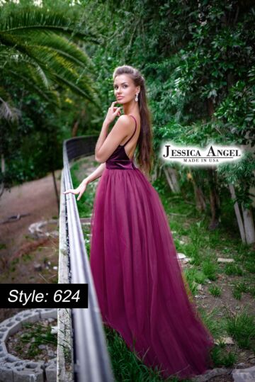 Jessica Angel 624 Cage Skirt Bare Back Dress
