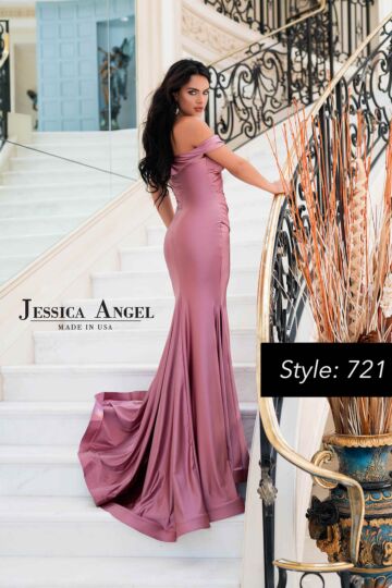 Jessica Angel 721 Criss Cross Bodice Off The Shoulder Dress