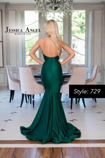 Jessica Angel 729 Halter Neck Backless Dress