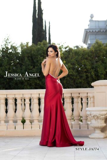 Jessica Angel 774 Halter Strap Backless Dress